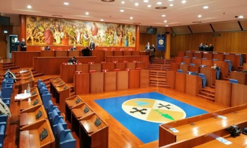 L’Aula del Consiglio regionale della Calabria