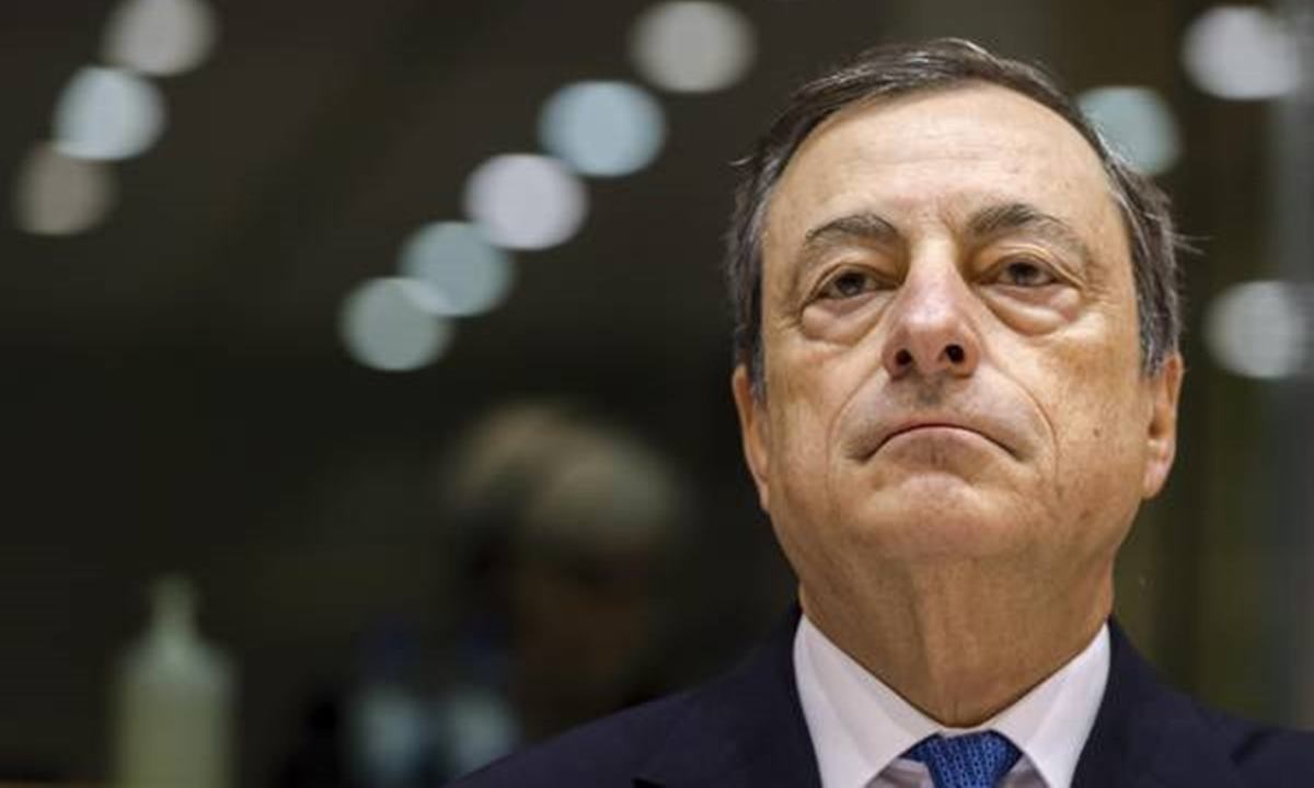 Il premier Draghi, foto ansa