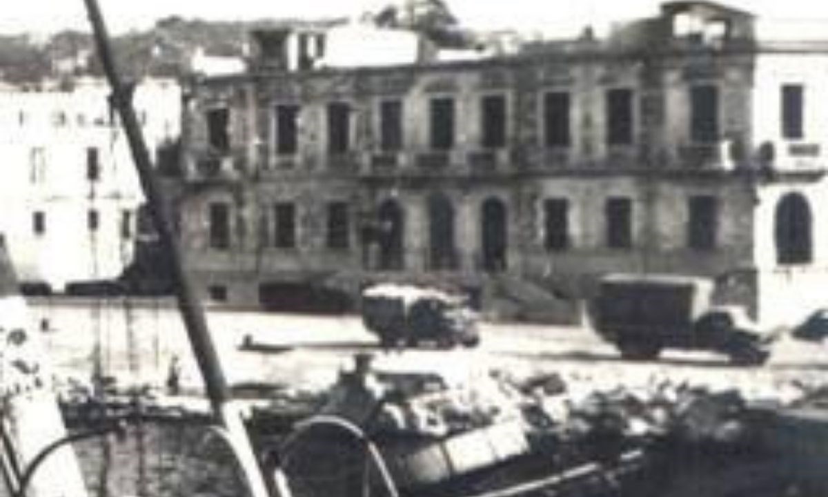 Reggio Calabroa dopo il bombardamento del 6 maggio 1943