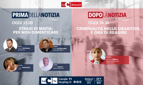I format di LaCStragi di mafia e criminalità nella Sibaritide, torna l’informazione live di LaC News24