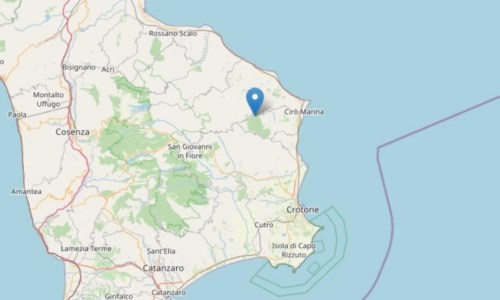 Movimento telluricoTerremoto, sciame sismico nel Crotonese: 16 scosse in meno di 24 ore. L’ultima all’alba