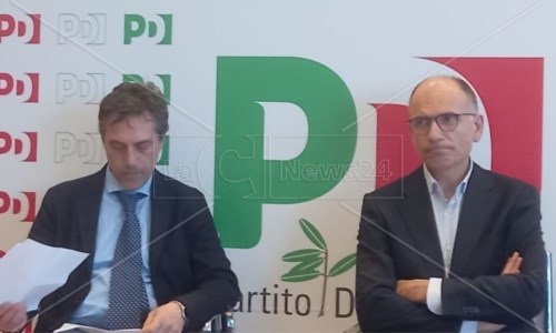 Da sinistra: Nicola Fiorita ed Enrico Letta
