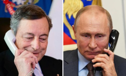 92esimo giorno di guerraUcraina, Draghi chiama e Putin risponde: «Fornitura ininterrotta di gas all’Italia» - LIVE