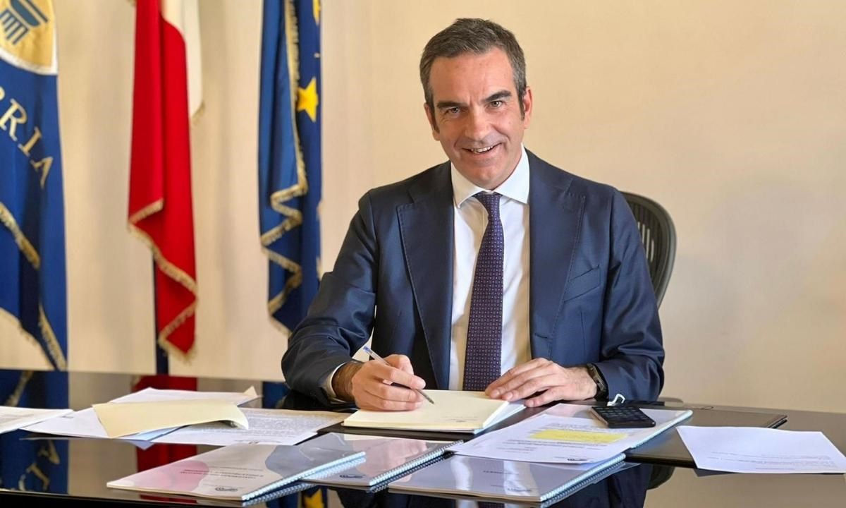 Il presidente della Regione Calabria Roberto Occhiuto