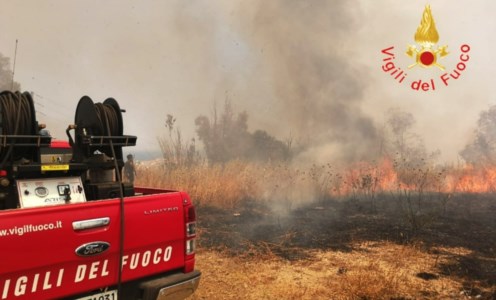 Roghi in CalabriaRoccabernarda, lasciano bruciare sterpaglie nel loro campo e causano un incendio: denunciati