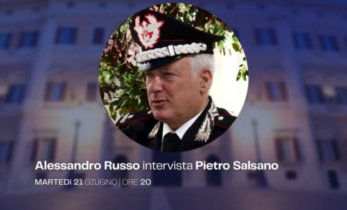 Pietro Salsano a Piazza Parlamento: «Carabinieri vicini alla gente»