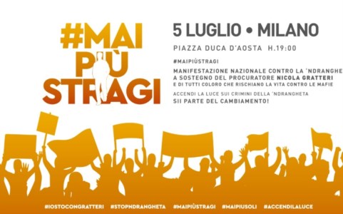 5 luglio a MilanoMai più stragi, oltre 80 associazioni per dire No alle mafie: «Accanto a chi le combatte»