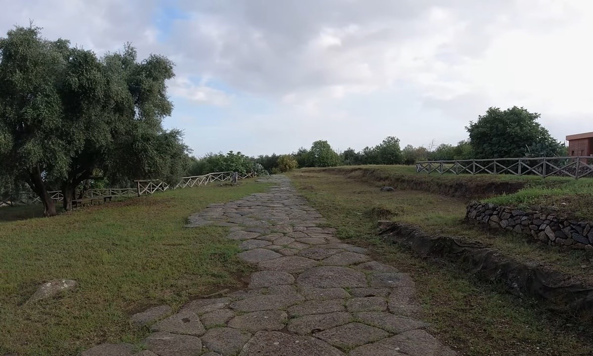 Strada Romana Parco Archeologico dei Taureani Antonio De Salvo a Palmi (Sito del Parco archeologico dei Taureani)