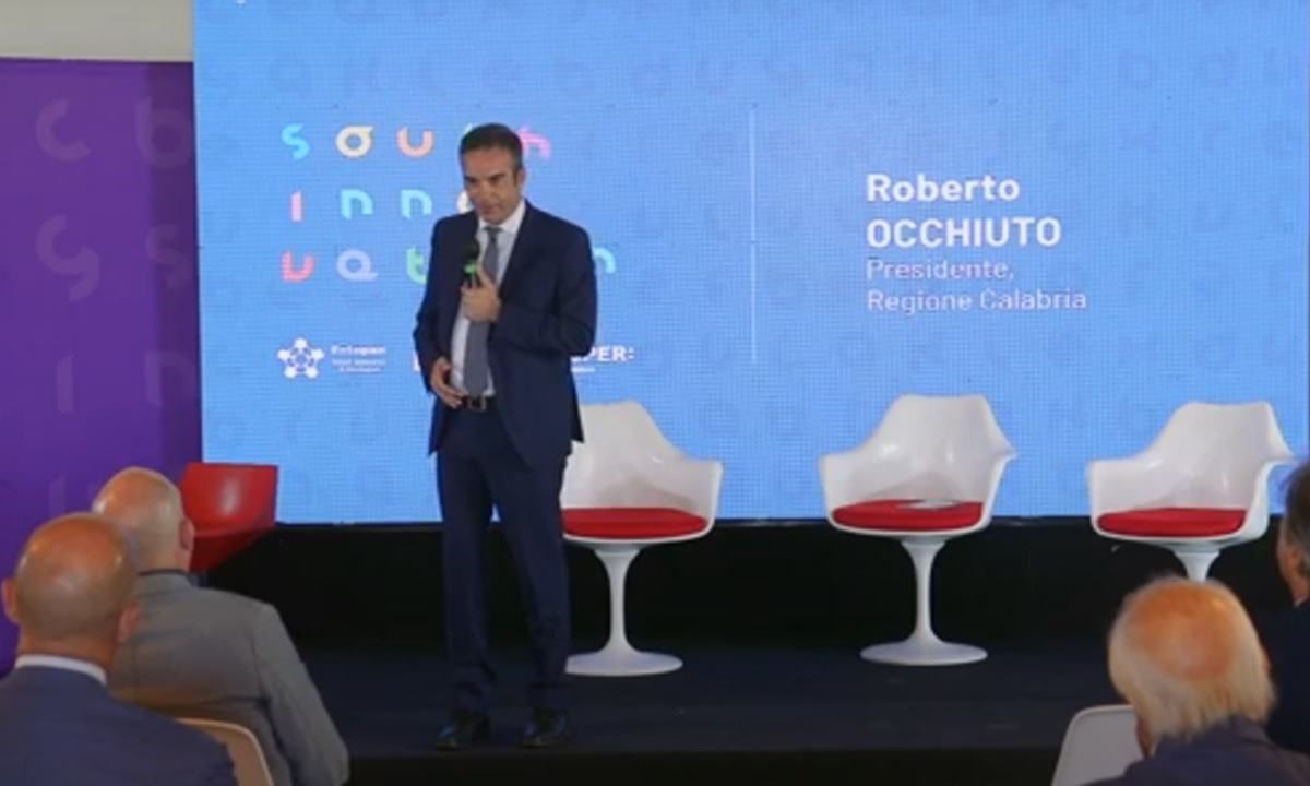 L’intervento di Roberto Occhiuto a South Innovation