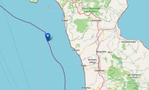 Terremoto in Calabria, sisma registrato al largo delle coste cosentine