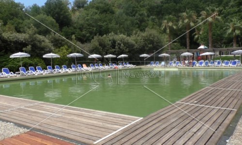Una delle piscine del parco termale