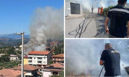 Dal CatanzareseAncora due incendi a San Mango, il sindaco a Occhiuto: «Calabria verde necessita di più personale»