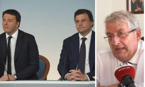 Matteo Renzi, Carlo Calenda ed Ernesto Magorno