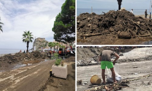 Maltempo CalabriaDopo l’alluvione Scilla si rimette in piedi: cittadini e istituzioni al lavoro per liberare le strade dal fango