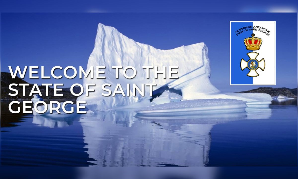 La foto di copertina della pagina Facebook del fantomatico Stato Antartico