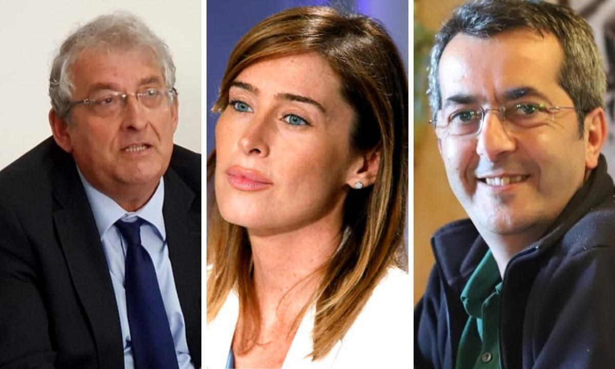 Ernesto Magorno, Maria Elena Boschi e Fabio Scionti