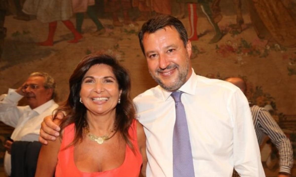 Somona Loizzo e Matteo Salvini