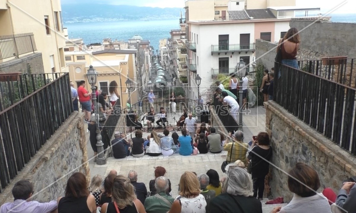 Concerto inaugurale Iter Vitis, scalinata via Giudecca di Reggio Calabria