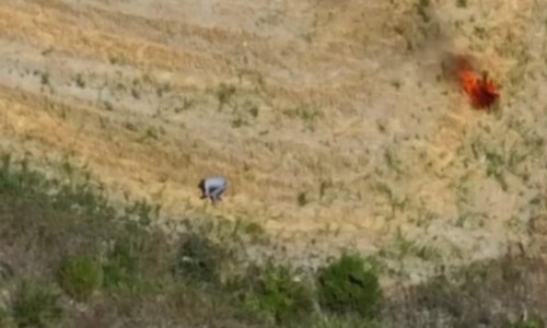 Ambiente CalabriaAppicca un incendio e si dà alla fuga, piromane beccato da un drone della Regione: ecco il video