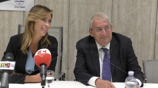 Maria Elena Boschi ed Ernesto Magorno