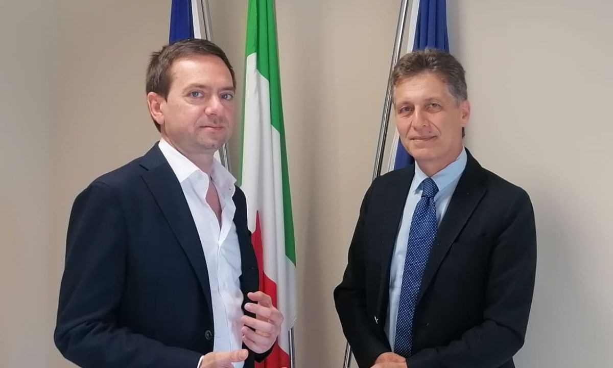 Da sinistra l’assessore Rosario Varì e il presidente di Unindustria Calabria Aldo Ferrara