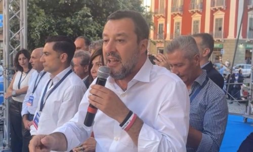 Matteo Salvini a Crotone