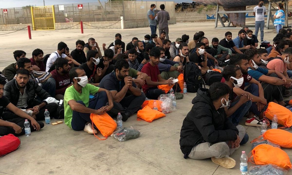 I migranti giunti oggi a Roccella