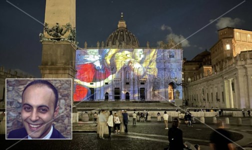 EccellenzeUn architetto calabrese proietta sulla basilica di San Pietro a Roma la vita del santo