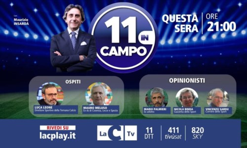 I nostri formatSu LaC Tv l’ex direttore sportivo del Cosenza: Mauro Meluso tra gli ospiti di “11 in campo”