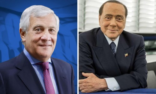 Fi, Antonio Tajani e Silvio Berlusconi