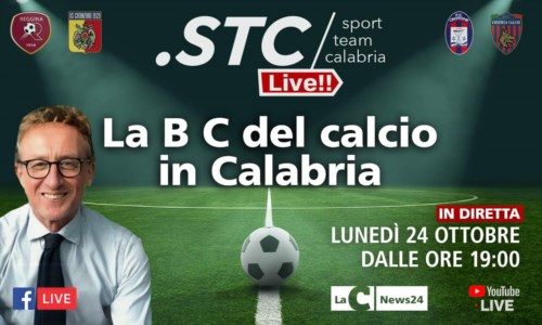 La B C del calcio in Calabria, appuntamento in diretta su LaC News24