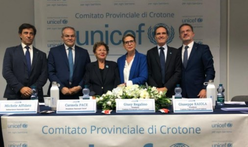 Diritti dei bambiniA Crotone inaugurata la sede del Comitato provinciale Unicef