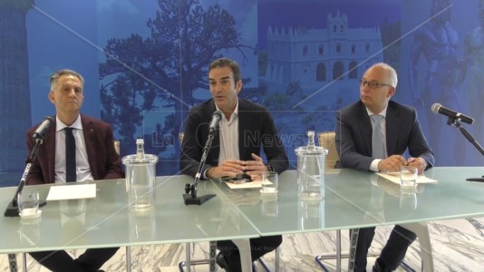 Nicola Leone, Roberto Occhiuto e Giuseppe Di Franco