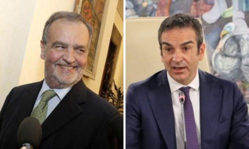 Il ministro Calderoli e il presidente Occhiuto