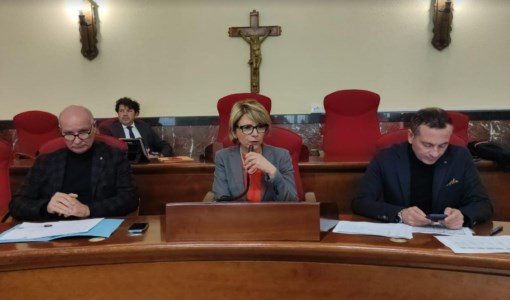 Il consigliere regionale Comito, il sindaco Limardo e il commissario Asp Giuliano