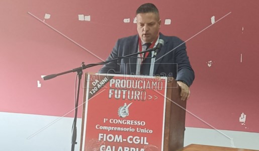 LavoroIndustria, Calabrone (Fiom-Cgil): «Totale assenza di politiche riguardanti il settore in Calabria»