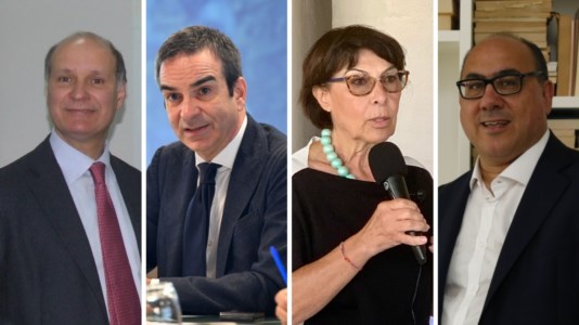 Michele Comito, Roberto Occhiuto, Amalia Bruni e Carlo Guccione
