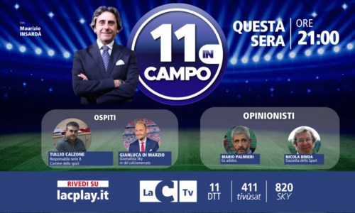 I nostri formatSu LaC Tv il re del calciomercato: Gianluca Di Marzio ospite della nuova puntata di “11 in campo”