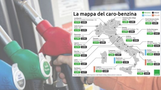 Primato negativoIn Calabria il record italiano del caro-benzina: sfondato il muro dei 2,5 euro nel Catanzarese