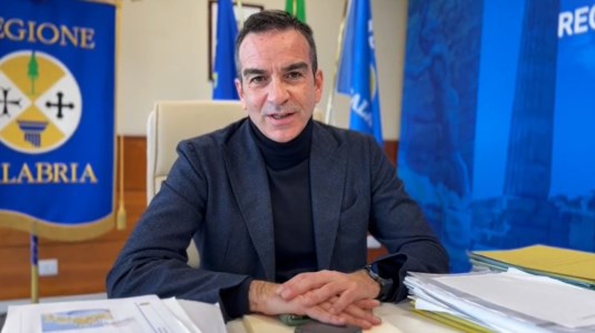 Il governatore della Calabria Roberto Occhiuto