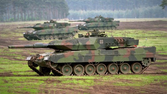 Un carro armato Leopard 2 delle forze armate tedesche