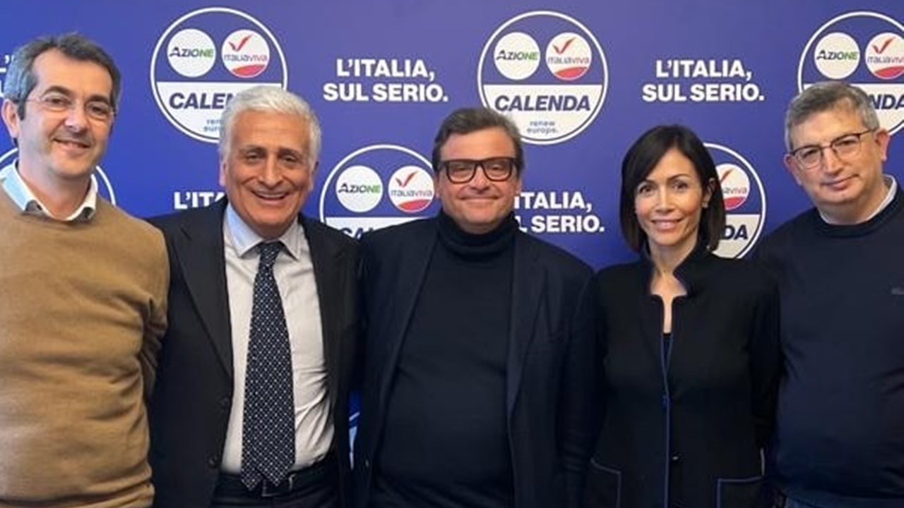 Da sinistra Scionti, Graziano, Calenda, Carfagna e De Nisi