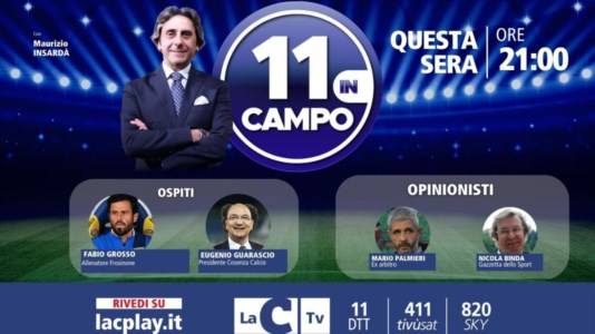 Nuova puntataIl presidente del Cosenza Eugenio Guarascio e l’allenatore Fabio Grosso ospiti di “11 in campo”: oggi su LaC Tv