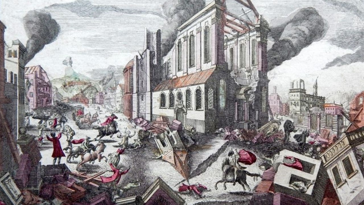 Il terremoto del 1783 in una stampa d’epoca
