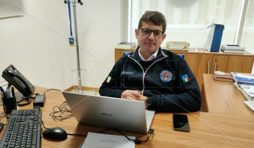 Il dirigente della Protezione civile Domenico Costarella