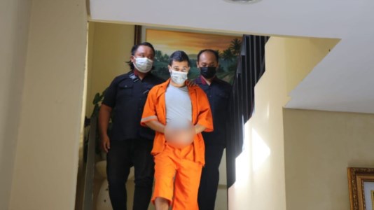 Le immagini dell’arresto di Antonio Strangio (foto Coconuts Bali)