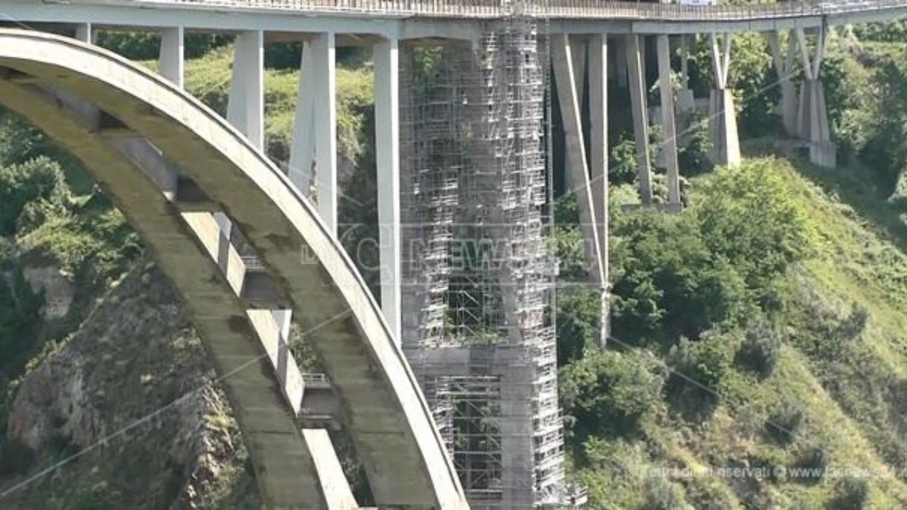 I lavori di manutenzione del viadotto Bisantis dovrebbero terminare a marzo