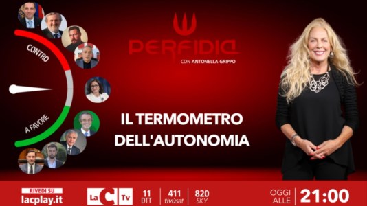 LaC TvMajorino a Perfidia dopo la polemica scoppiata per le sue offensive parole contro la Calabria