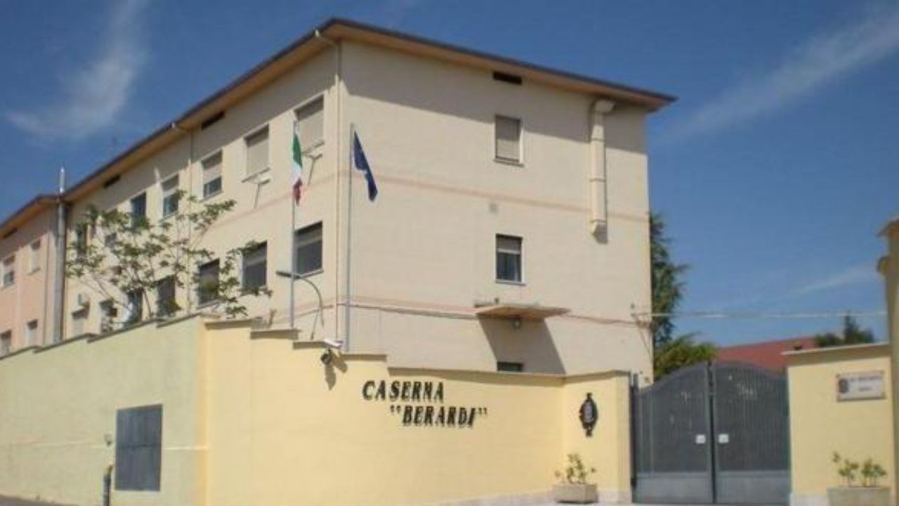 La caserma dei carabinieri di Chieti