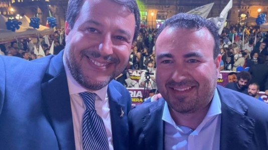 Matteo Salvini e Cataldo Calabretta